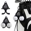 3 Peças Suporte Triangular para Bolas de Golfe com Clipe Suporta 2 Bolas de Golfe Plástico Organizador Porta-Bolas de Golfe Clipe para Pendurar Acessórios de Golfe Presente Engraçado para