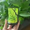 Glowing Night Light Forest Tree Silhouette Desk Lamp Candle Holder Table Lamp  Halloween