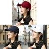 Ethnic Style Baseball Cap With Embroidered Letters Sun Protection For Women