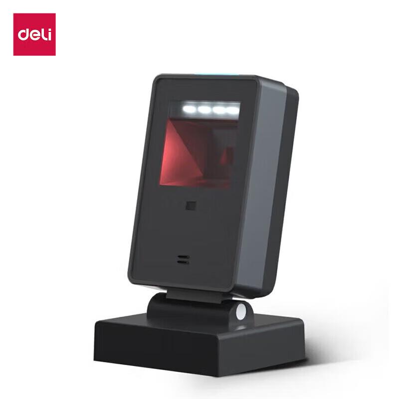 Deli 14962 Wired 2D Barcode Scanner