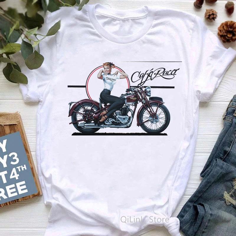 Im A Simple Unisex I Love Motorcycle And Wine Letter Print Tshirt Unisexs Clothing Watercolor Flowers Tshirt Femme Streetwear