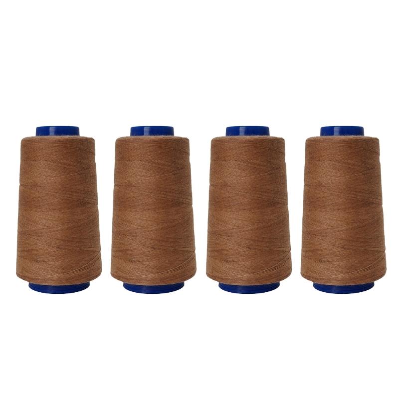 4 Spools Sewing Thread Polyester Sewing Thread 1000yds Each for Sewing Machines Hand Stitching Embroidery Quilting Craft