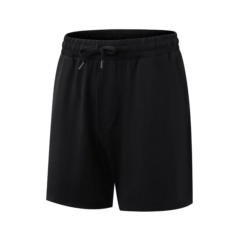 Under Armour Solid Color Breathable Woven Lace-Up Sports Shorts Men Shorts Black 1390439-001