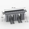 MOC Train Carriage Model, Rail Transport Vehicle, Coal Transport Vehicle, Rail Lift Pole Indicator Light, Train Accessories