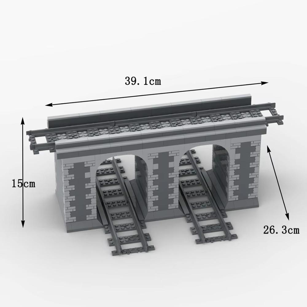 MOC Train Carriage Model, Rail Transport Vehicle, Coal Transport Vehicle, Rail Lift Pole Indicator Light, Train Accessories