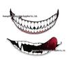 Reflective Evil Teeth Motorcycle Helmet Decals - Dark Personality Stickers P159