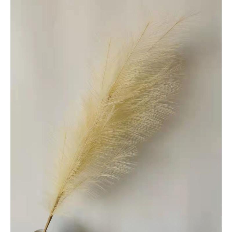 1 pz Erba di Pampas Artificiale 120cm Grande Soffice Canna Finta Fiori Artificiali Decortivi Coda Erba Bouquet Boho Decorazione Casa Forniture Matrimonio Accessori