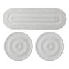 3Pcs Water Absorbing Stone Tray Diatomite Drying Coasters For Bathroom Organizer For Home Kitchen Accessory In Stock Wholesale