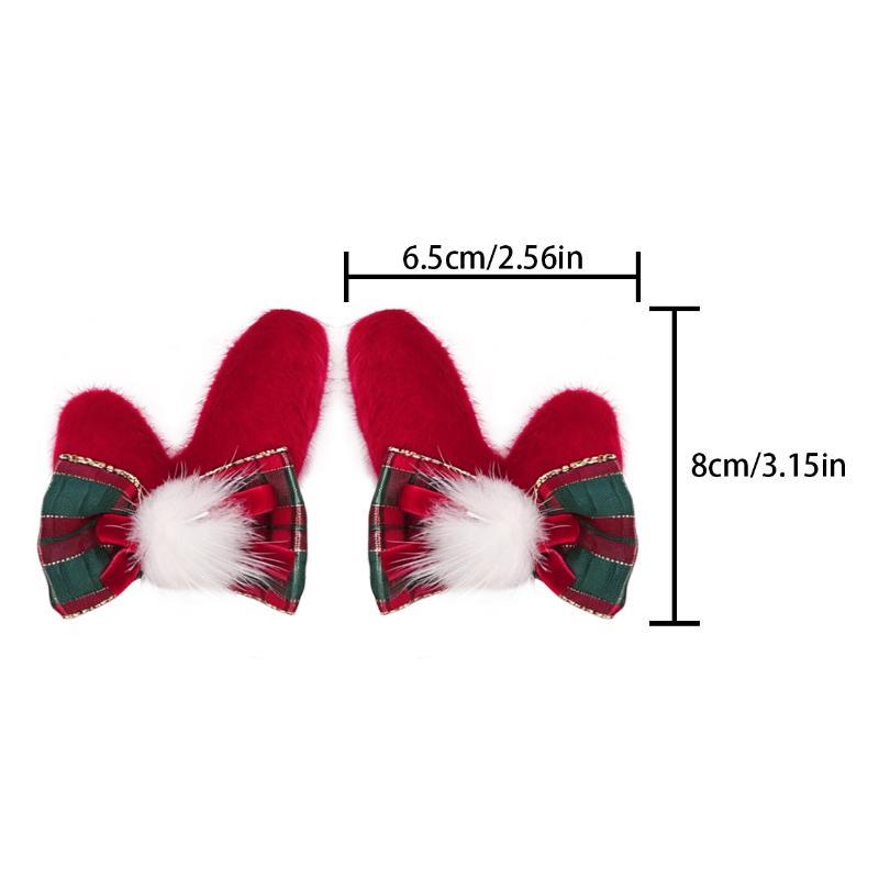 Cute Antlers Hair Clips Christmas Hairpin Girl Heart Elk Clips Xmas Winter Hairpin Children Headdress Antler Hair Accessories