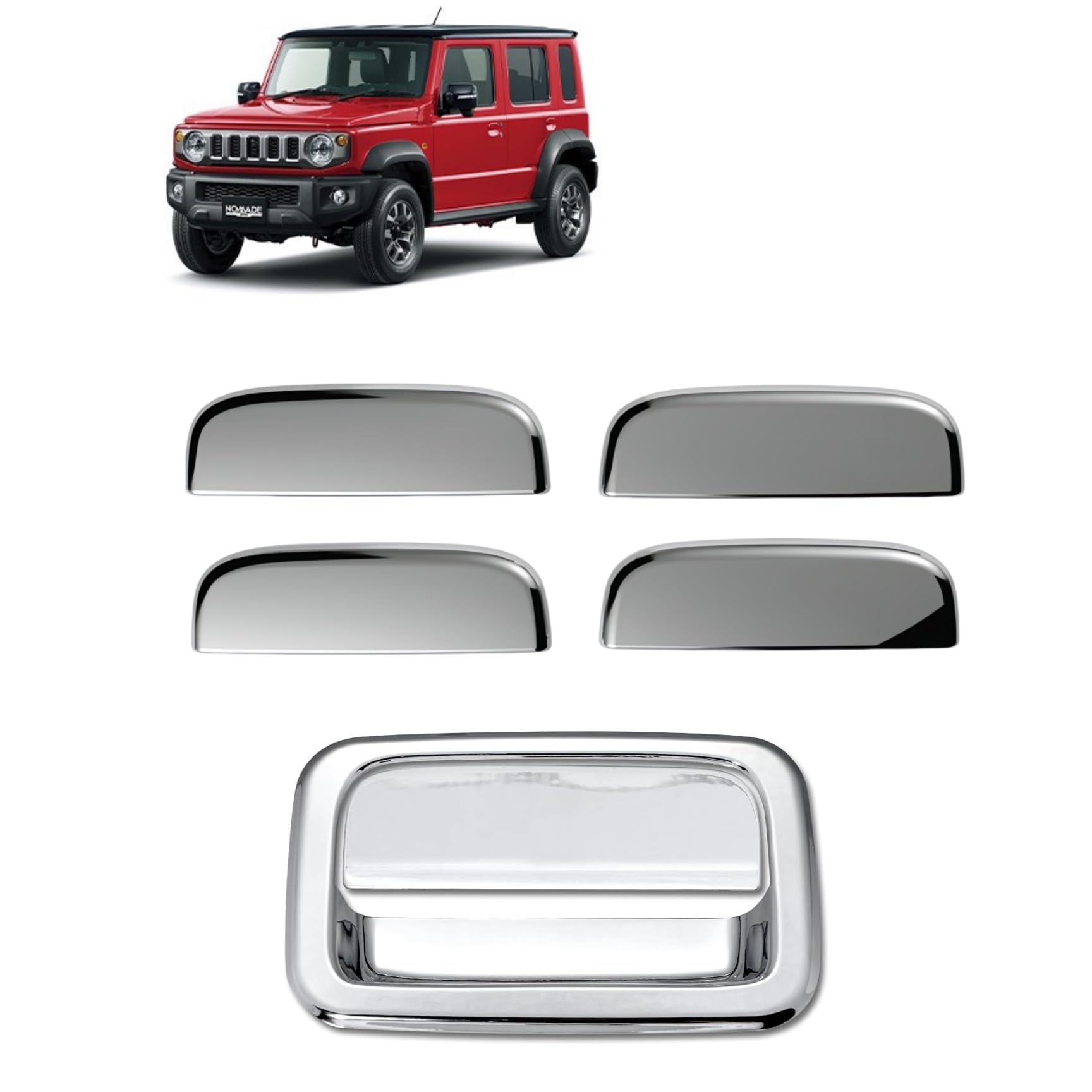 

Custom Parts for Jimny Sierra Nomad JC74W Exterior Door Handle Door Door Bowl Panel Prevents Scratches JIMNY Applicable Accessory Finish Jimny Nomad