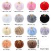 20pcs Plush Fur Cover Ball Beads Charms Cute Bead Pendant for DIY Jewelry Making Accessories Handmade Earring Bracelet