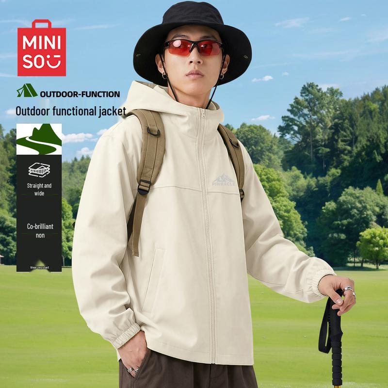 MINISO Men's American Retro Sports Jacket
