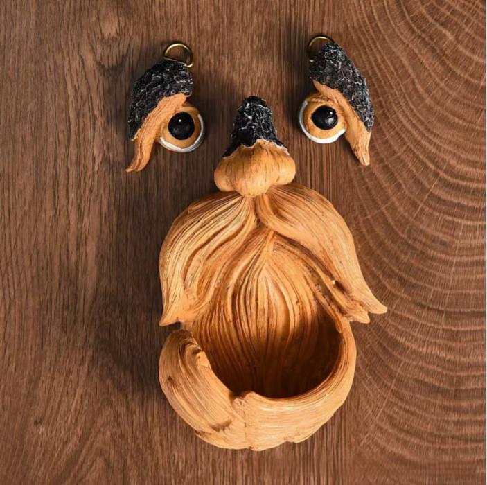 Spring Tree Trunk Bird Feeder Resin Craft Outdoor Decor For Garden Lovers