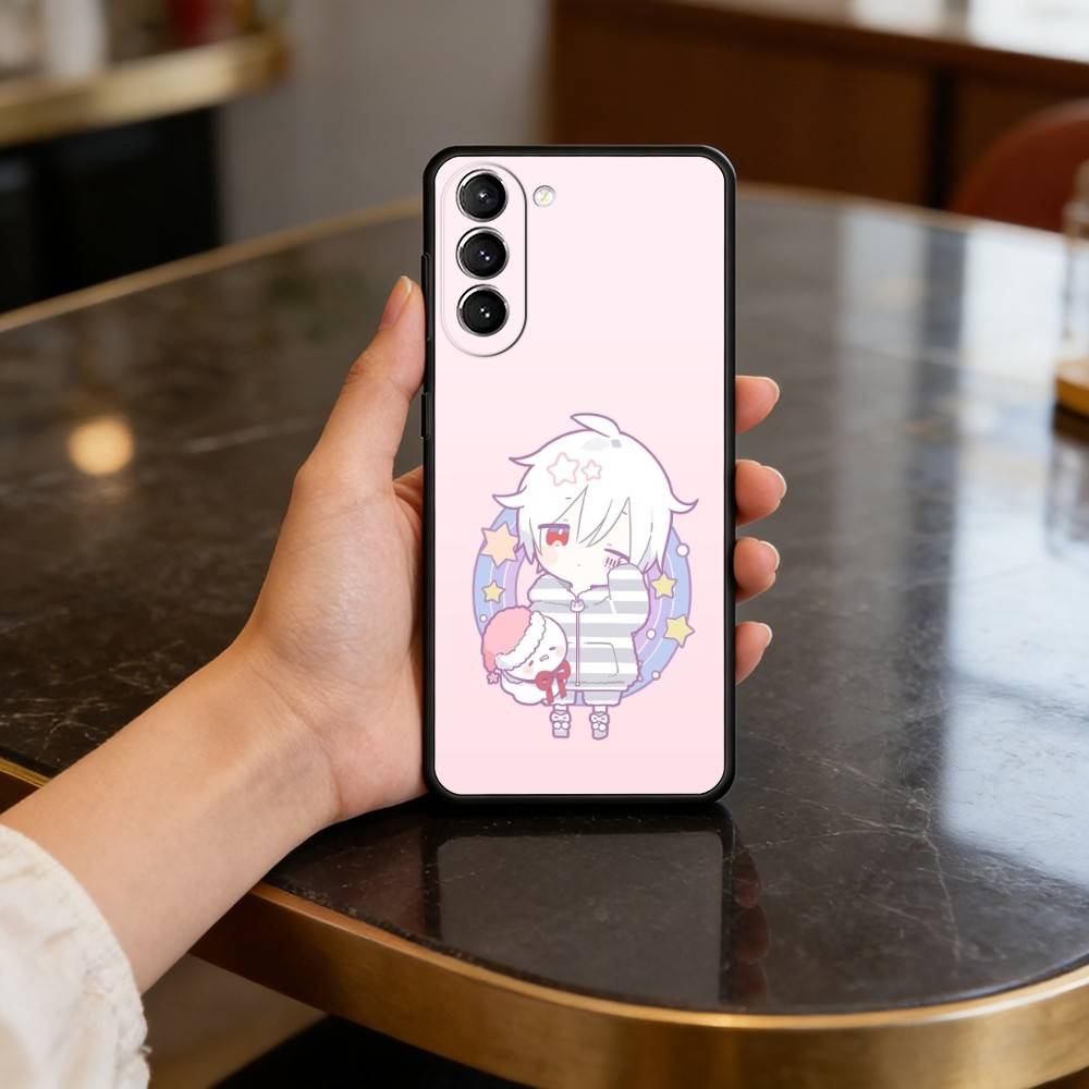 

Singer M-Mafumafu Ctue Phone Case For Samsung S25,24,23,22,30,21,10,9,Ultra,Plus,Lite,FE,4,5 G Soft Black Case Samsung S21fe