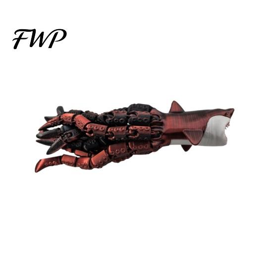 Handcrafted Sea Monsters Statue 3D Printed Monsters, Articulated Fidget Toy, Eater Deep Creature Ornament Collectible, Stress Relief Desk Toy & Unique