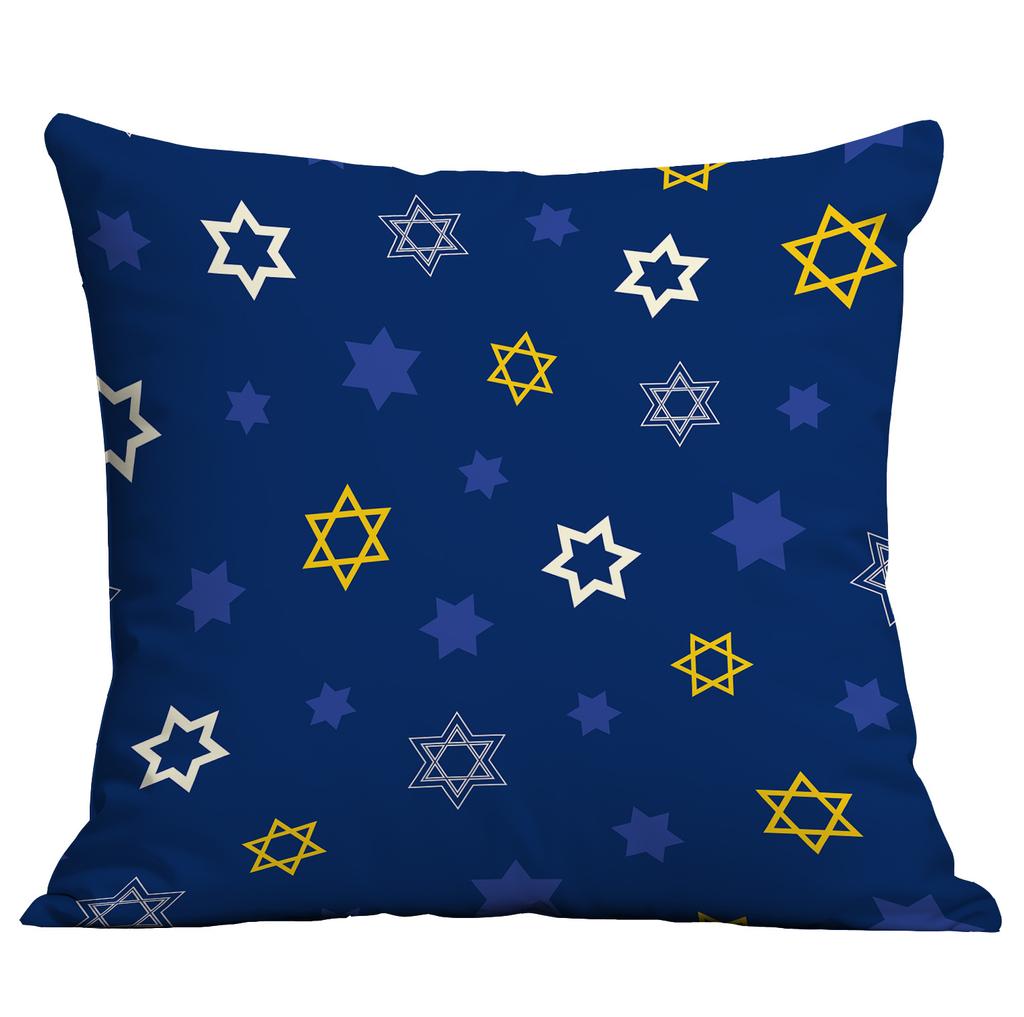 Fünfzackige Sterne und Streifen Bunte Flaggen Kissenbezug Zuhause Sofa Kissenbezug