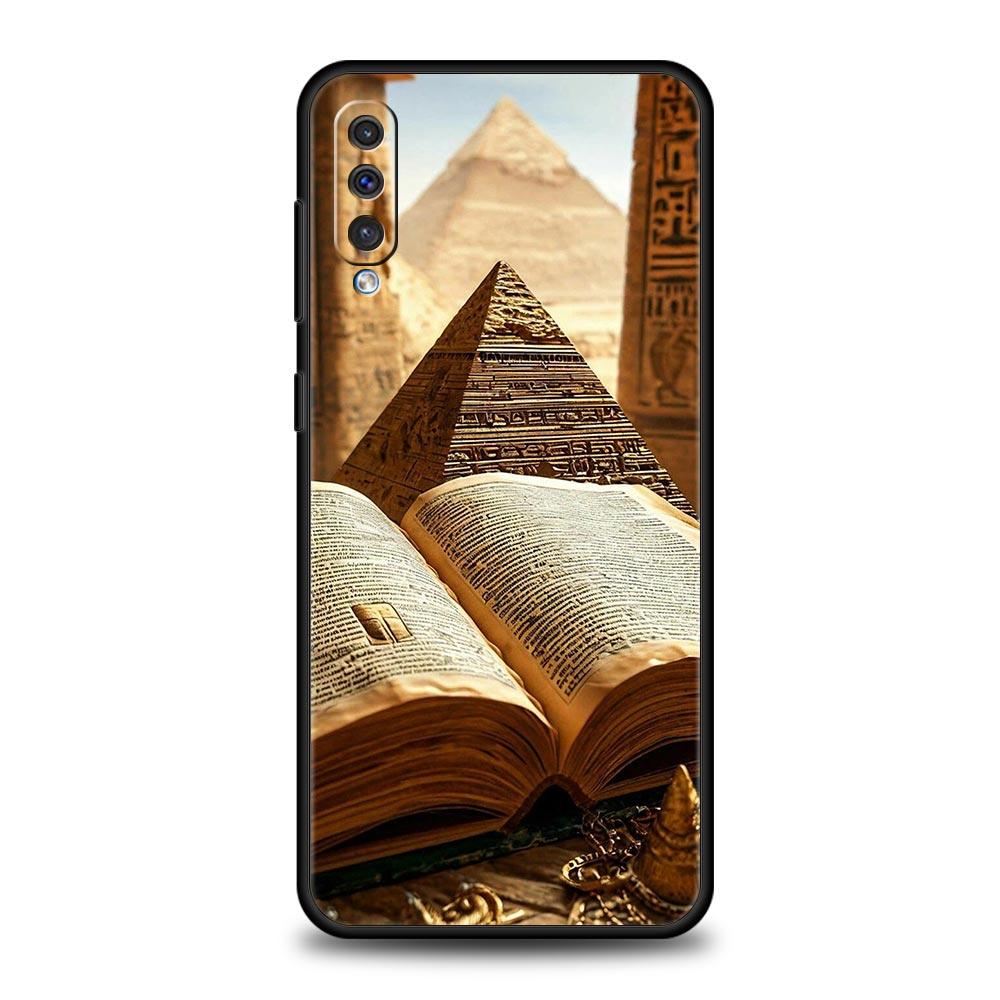 Ancient Egypt Egyptian God Case For Samsung A56 A36 A26 A24 A12 A14 A16 A50 A70 A20E A22 A40 A34 A54 A42 A52 5G A04s A06 Cover
