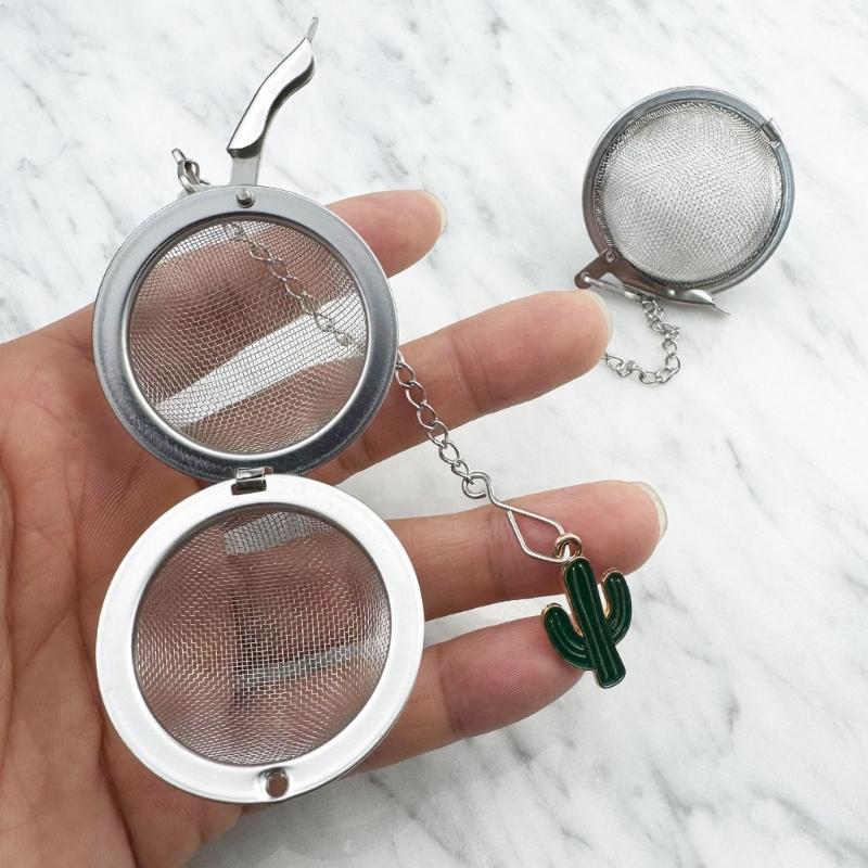Pack Of 2 Themed Tea Infusers Holiday Nature Designs Decorative Pendant Creative Tea Strainers For Gifting