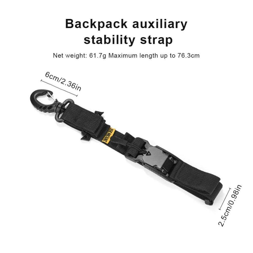 Magnetic Buckle Crossbody Bag Chest Strap Three-point Auxiliary Backpack Sternum Strap  Cycling
