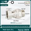 Full Copper Vertical Union Check Valve, Large Flow, Male/Female Thread, Anti-Backflow, Water Meter One-Way Valve, Water Pipe Backflow Preventer