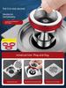 All-Copper Floor Drain Deodorizer for Bathroom, Universal Inner Core for Sewer Pipes, Anti-Odor Device, Sealing Non-Return Valve, Insect Prevention