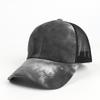 Unisex Tie-Dye Ponytail Baseball Cap with Sun Protection Mesh for Long Hair
