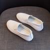 The New First-layer Cowhide Women's Shoes Are Simple, Soft, Flat-bottomed and Comfortable, Lazy Shoes, Overfitting Lefu Genuine Leather  Shoes.