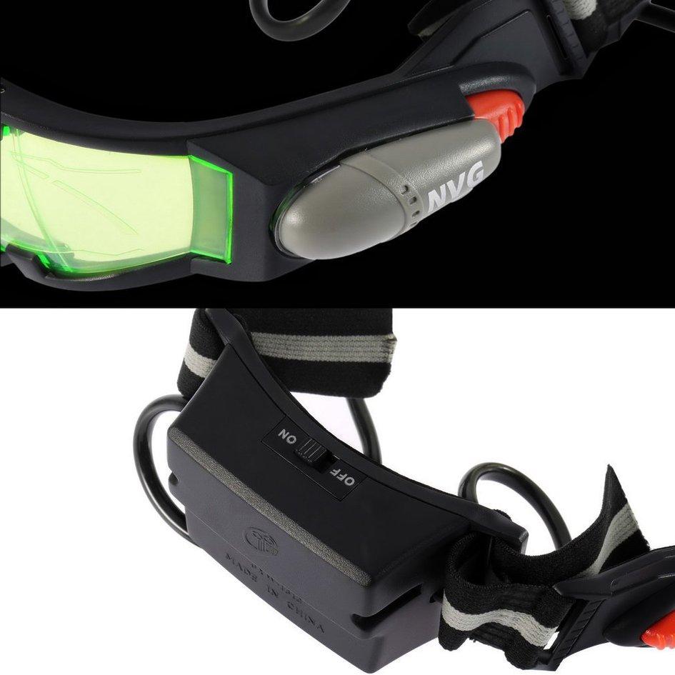 Buy LCCMB Green Lens Adjustable Elastic Band Night Vision Goggles