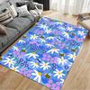 Colorful Floral and Bee Pattern suitable as a non-slip mat for the living room or bedroom sofa