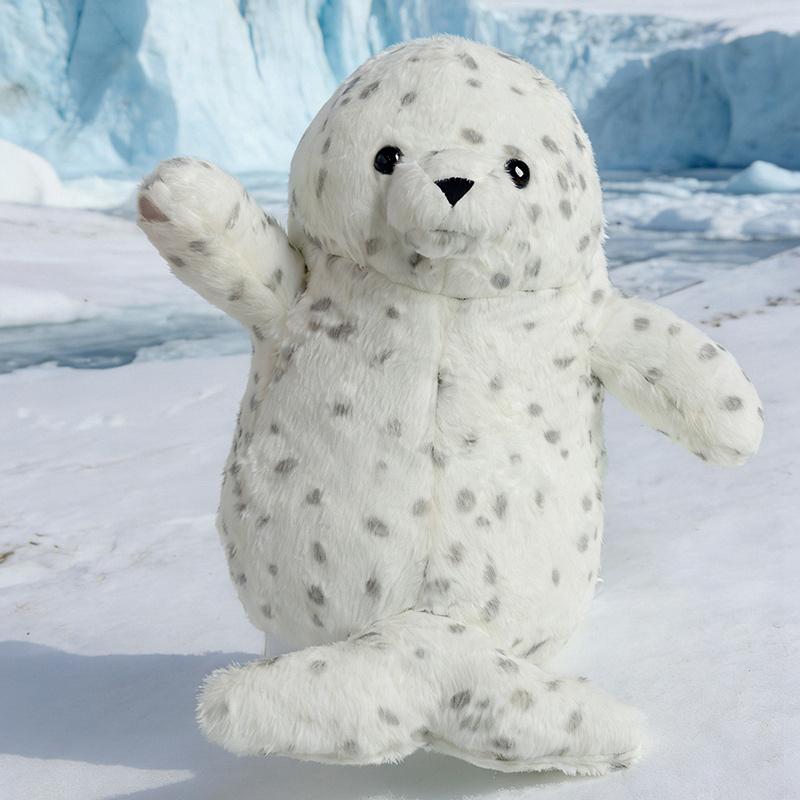 26CM Cuddly Spot Seal Plush Toy Marine World Cute Seal and Sea Lion Stuffed Animal Collectible Ocean Soft Sleep Pillow Kid Gifts
