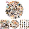 Anime Haikyuu!! 52-piece Sticker Set With Waterproof Multi-color Decals For Laptops And Bikes