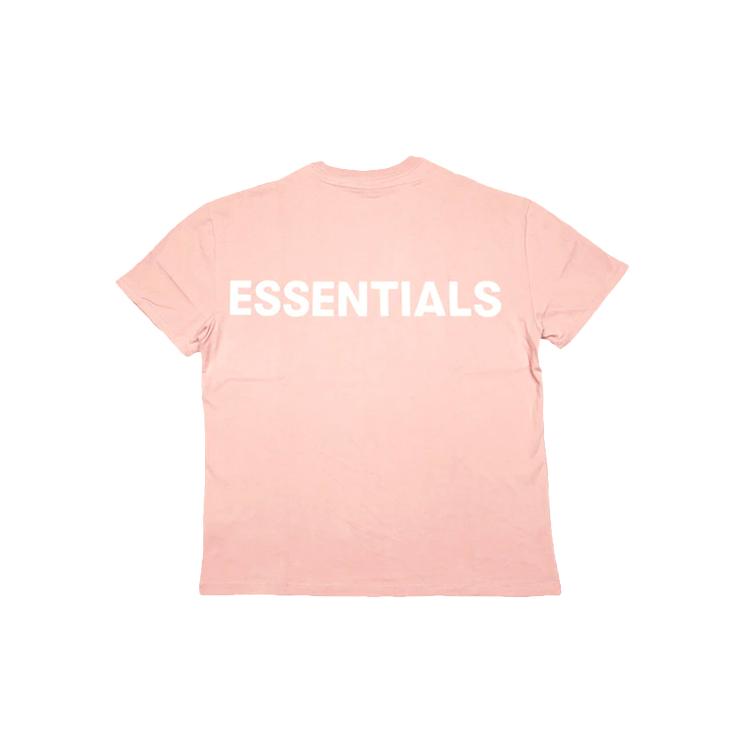 Fear Of God Essentials Pink 3M Logo Boxy T Shirt FOG-FW19-56