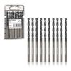 toolant Cobalt Drill Bit Set for Metal and Steel (Pro), Titanium Aluminum Nitride Coated (TiAlN) with Point Tip, for Hardened Metal, Stainless Steel,