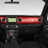 Armaturenbrett Handschuhfach Berglandschaft Vinyl Aufkleber für Jeep Wrangler / Gladiator, Armaturenbrett Off Road Aufkleber Zubehör