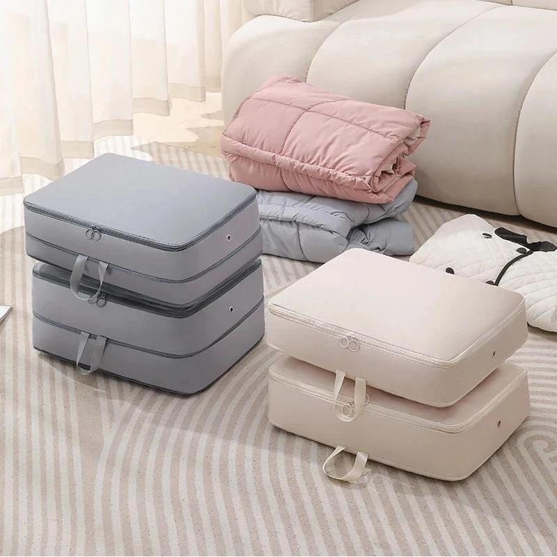 1pc Large Capacity Compression Finishing Bag Travel Clothes Down Jacket Storage Bag Foldable Expansion Organizer Bag