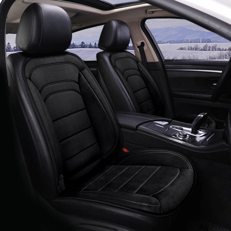 Heated Smart Car Seat Cushion 12V/24V, Four Seasons Imitation Cashmere