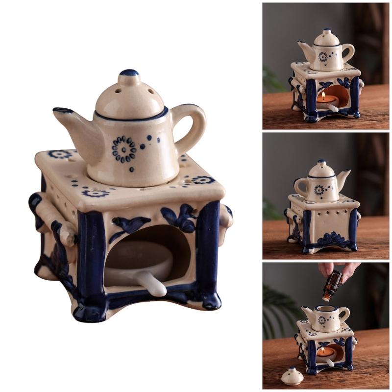 Ceramic Essential Oil Burners Wax Melt Burners Aromatherapys Holder Candle Tealight Holder Christmas Housewarmings Gift