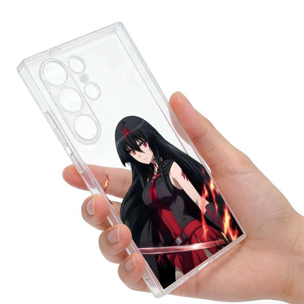 

A-Akame Из AGK Чехол для телефона для Samsung S25,S24,S21,S22,S23,S20,Ultra,Plus,lite,fe,5G Прозрачная крышка Samsung S20fe