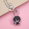17Pcs Anime Figures Bungo Stray Dogs Acrylic Car Keychain Cute Backpack Pendant Bag Charms Accessories Decoration Holiday Gifts
