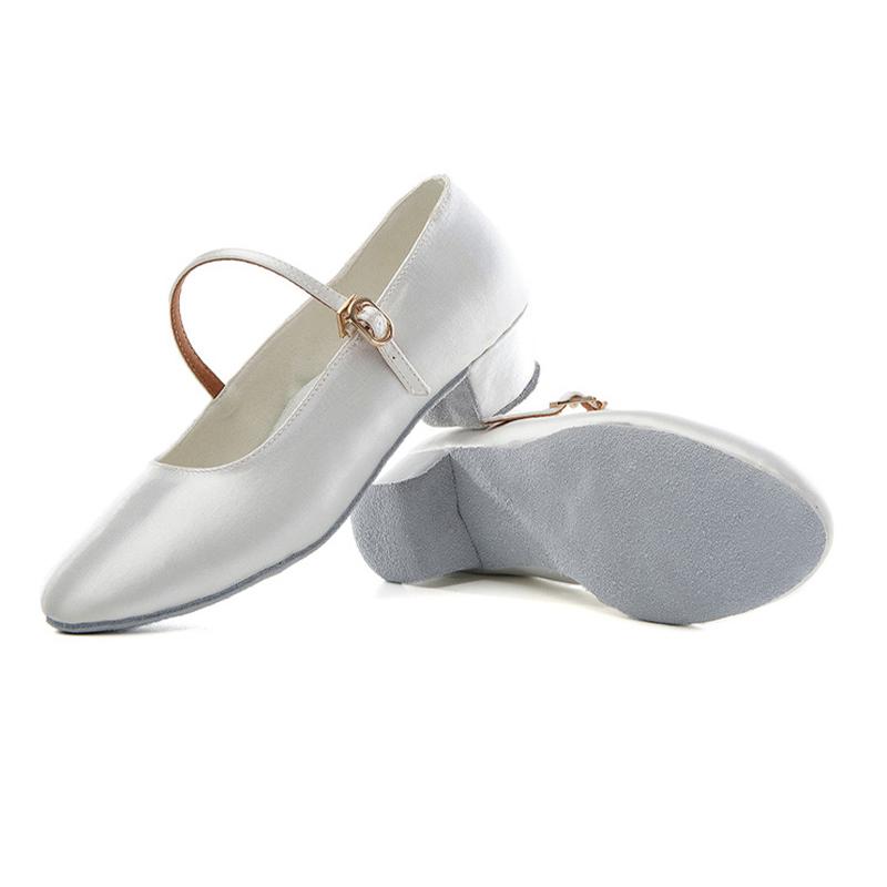 Moderne Tanzschuhe für Kinder, Mädchen, Latein, Walzer, Salsa, Anfänger, Übungstanzschuhe, Seidentanzschuhe, Absatz 3,5 cm