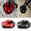 Motorcycle Bike Side Stand Plate Kickstand Non-slip Side Pad