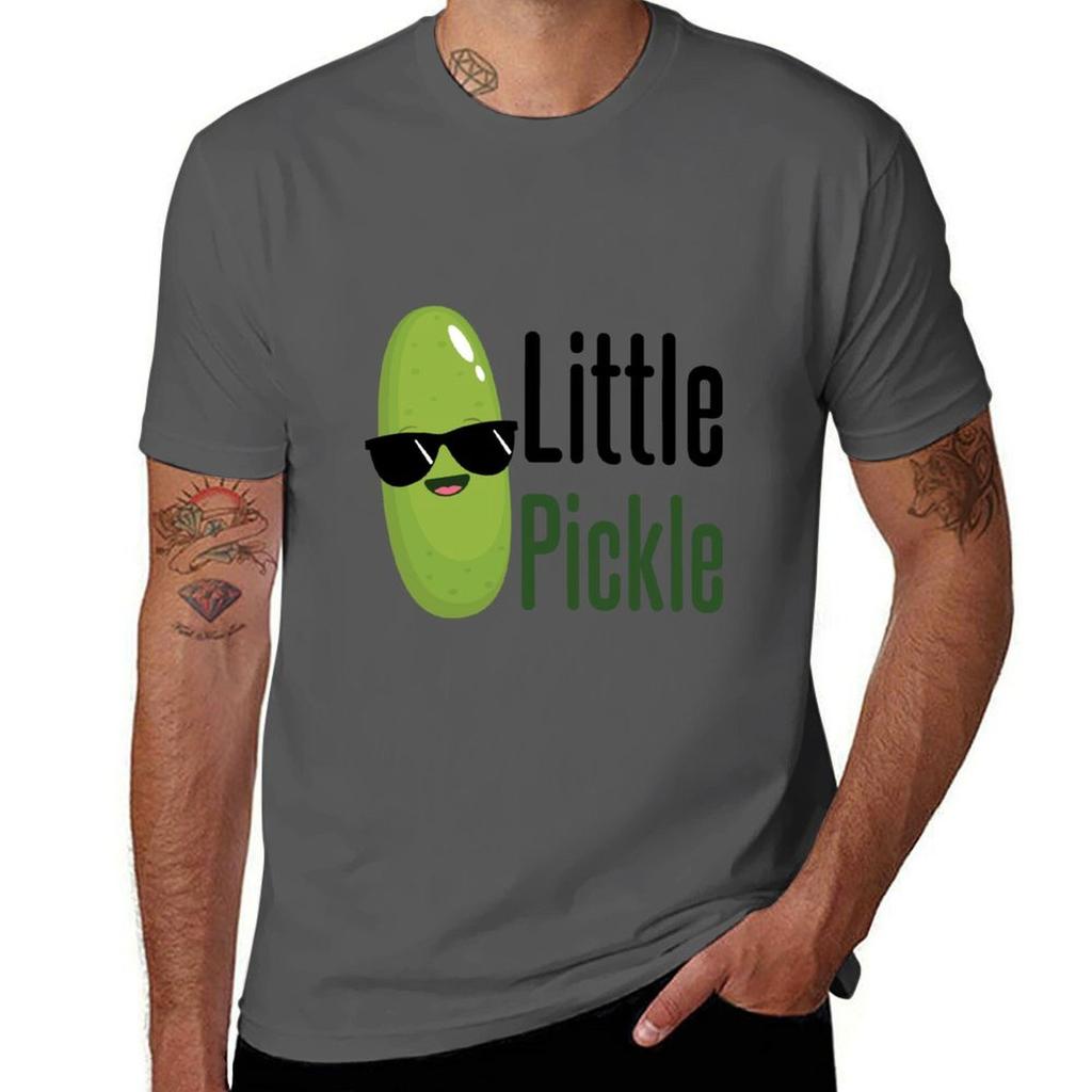 Little Pickle Nickname Cute Sunglasses Tshirt Work Short Sleeve Cotton Top