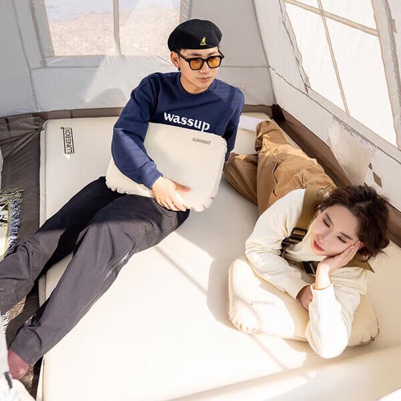 LUING BOX Molnresor Dubbel Självuppblåsbar Campingmatta