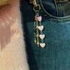 Sweet Cool Star Heart Phone Charm Straps Car Keys Hanging Pendants Fashion Bag Decoration Lanyard Purse Accessories