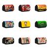 Dual One Piece Compartment Pencil Bag With Waterproof Material For School Use