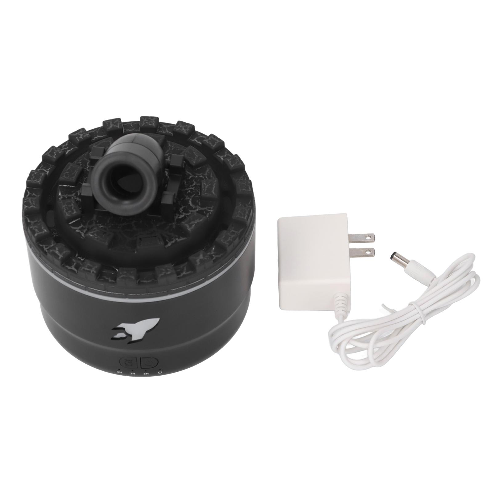 

Essential Oil Diffuser Humidifier 200ml Quiet Volcano Cool Mist Humidifier Aromatherapy Diffuser чёрный