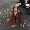 2025 Women's Retro Korean Large Capacity Suede Tote - Versatile Shoulder Bag for Commute