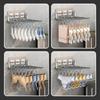 Wall Mounted Sock Hanger Stainless Steel Folding Drying Rack for Towel Underwear