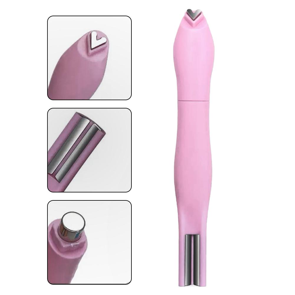 

1 шт. Магнит для ногтей в форме сердца с эффектом «кошачий глаз» 3 в 1, двойная линия для ногтей, притяжение змеи, УФ-магнитный П C8J7 Pink-1pcs