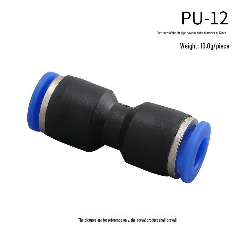 High-Pressure PE Tee & Reducer Pneumatic Quick-Fit Fittings for Air Pipe